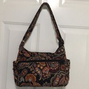 Vera Bradley Kensington Brown Cross Body NWOT